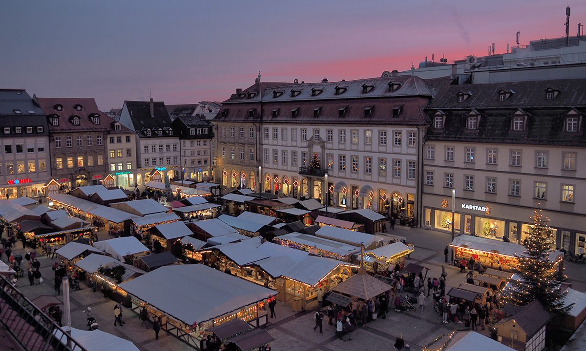 Bamberg wird wieder zur Weihnachtsstadt: Weihnachtsmarkt 2017 vom 23