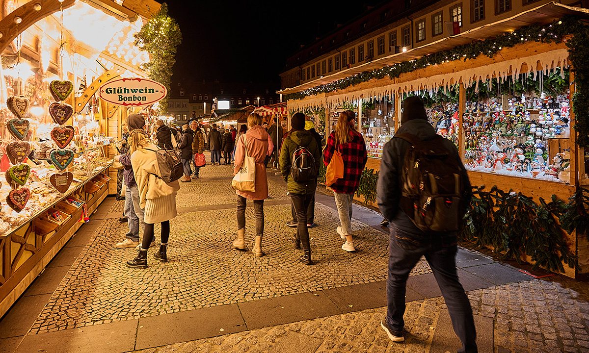 Bamberger Weihnachtsmarkt am 28. November mit einigen